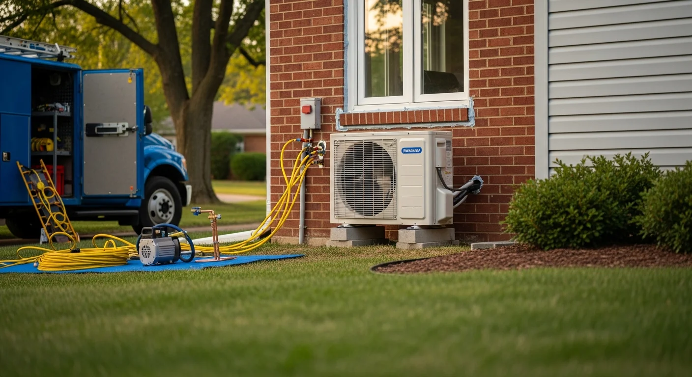 Air conditioning unit installation and service