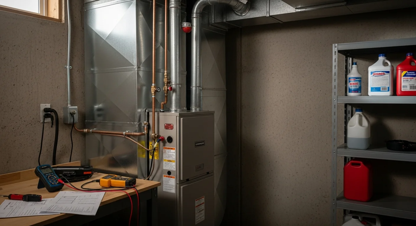 Heating system installation and repair work